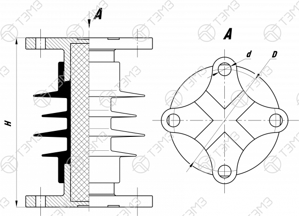 Изоляторы опорные стержневые типа ОСК&nbsp;20‑10